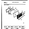 Tappan 30-2549-00-07 door parts diagram