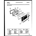 Tappan 30-2242-00-01 door parts diagram