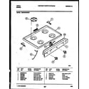 Tappan 30KPMAWHN1 cooktop parts diagram