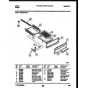 Tappan 30KPMAWHN1 broiler drawer parts diagram