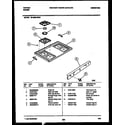 Tappan 30-3852-00-01 cooktop parts diagram