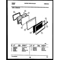 Tappan 30-3852-00-01 door parts diagram