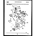 Tappan 30-3852-00-01 burner, manifold and gas control diagram