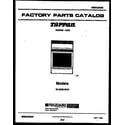 Tappan 30-2252-00-01 cover page diagram