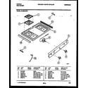 Tappan 30-2252-00-01 cooktop parts diagram