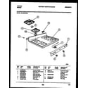 Tappan 30-3352-00-01 cooktop parts diagram