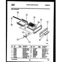Tappan 30-3352-00-01 broiler drawer parts diagram