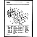 Tappan 36-3692-23-01 door parts diagram