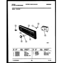 Tappan 61-1014-10-00 console and control parts diagram