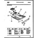 Tappan 30-3982-23-01 cooktop parts diagram