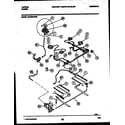 Tappan 30-3982-23-01 burner, manifold and gas control diagram