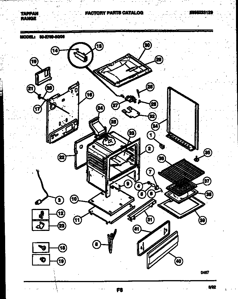 Tappan 30-2759-23-06 body parts diagram