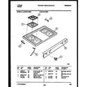 Tappan 30-2761-00-02 cooktop parts diagram
