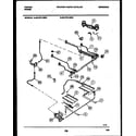 Tappan 30-2761-00-02 burner, manifold and gas control diagram