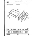 Tappan 30-2761-00-02 drawer parts diagram