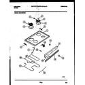 Frigidaire CE301SP2D1 cooktop and broiler parts diagram