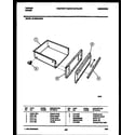 Tappan 30-3860-00-04 drawer parts diagram