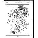 Tappan 30-3860-00-04 burner, manifold and gas control diagram
