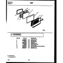 Tappan 30-3342-00-01 door parts diagram