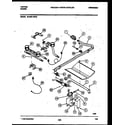 Tappan 36-3281-00-02 burner, manifold and gas control diagram