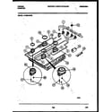 Tappan 14-3088-66-03 burner, manifold and gas control diagram