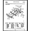 Tappan 14-3038-66-02 burner, manifold and gas control diagram