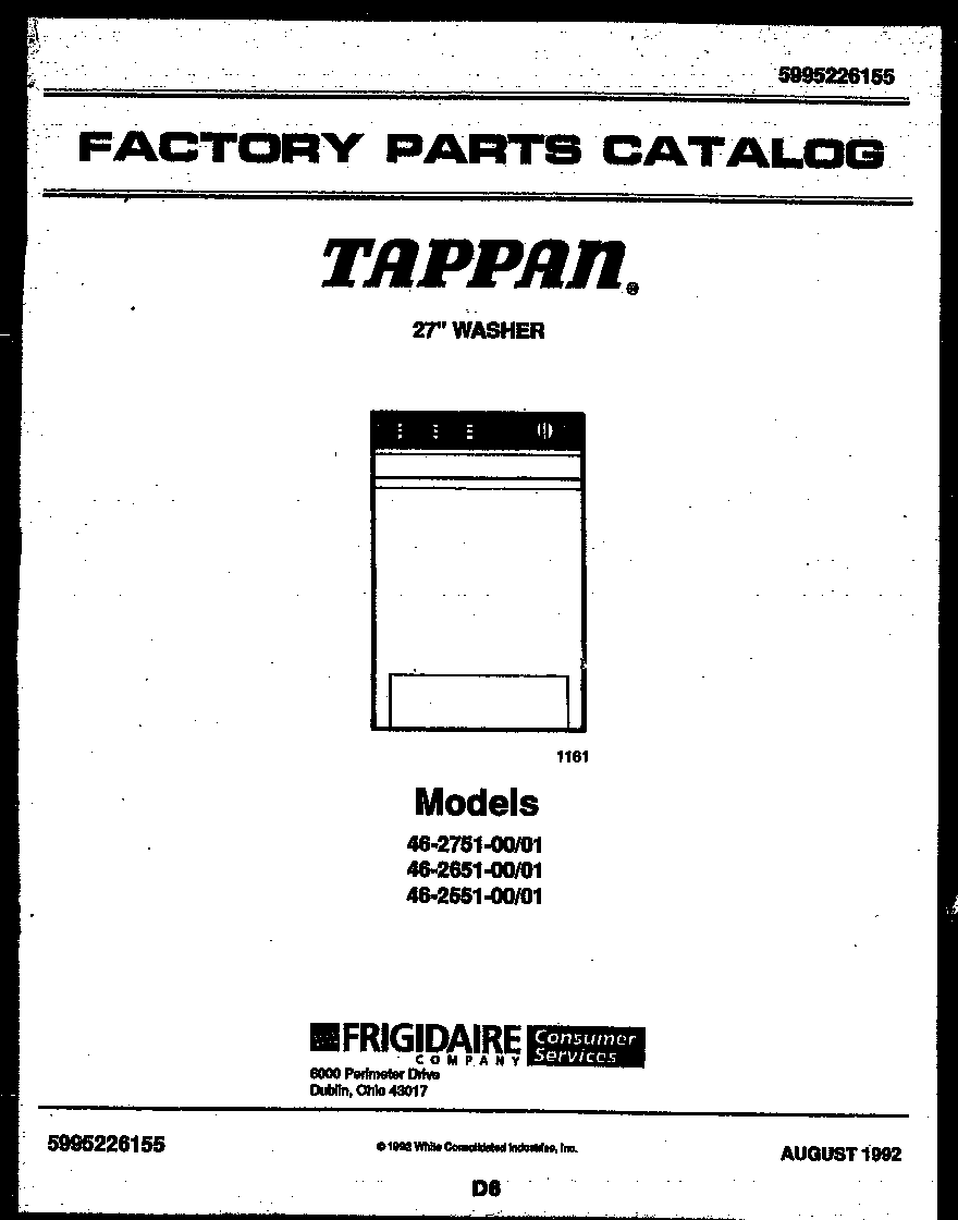 Tappan 46-2751-23-01 null diagram