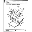 Tappan 49-2751-00-01 console and control parts diagram
