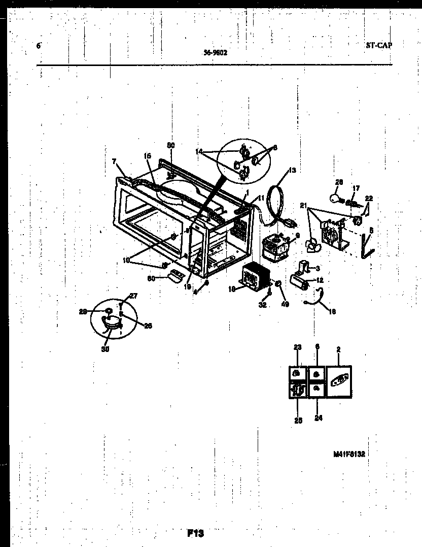 Tappan 56-9802-10-02 functional parts diagram