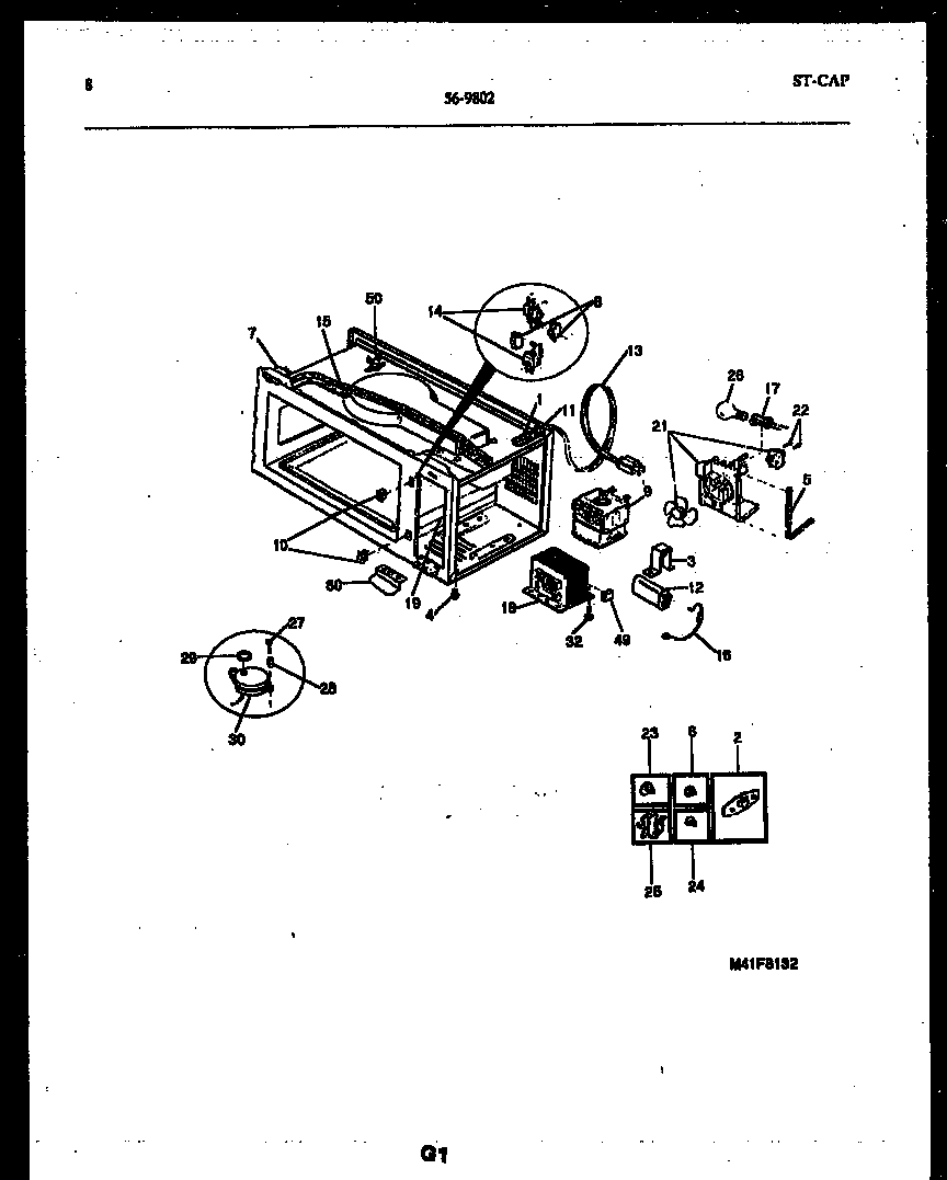 Tappan 56-9802-10-02 functional parts diagram