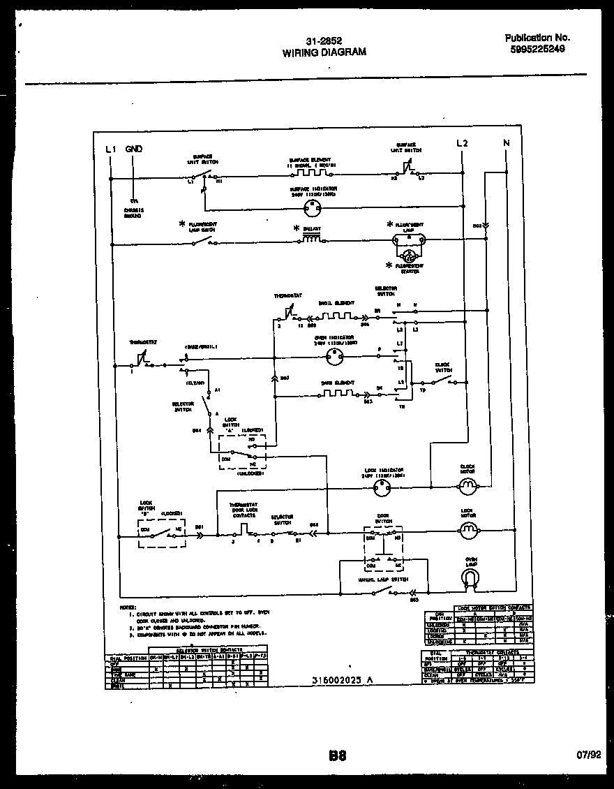Tappan 31-3962-00-01 cooktop and drawer parts diagram