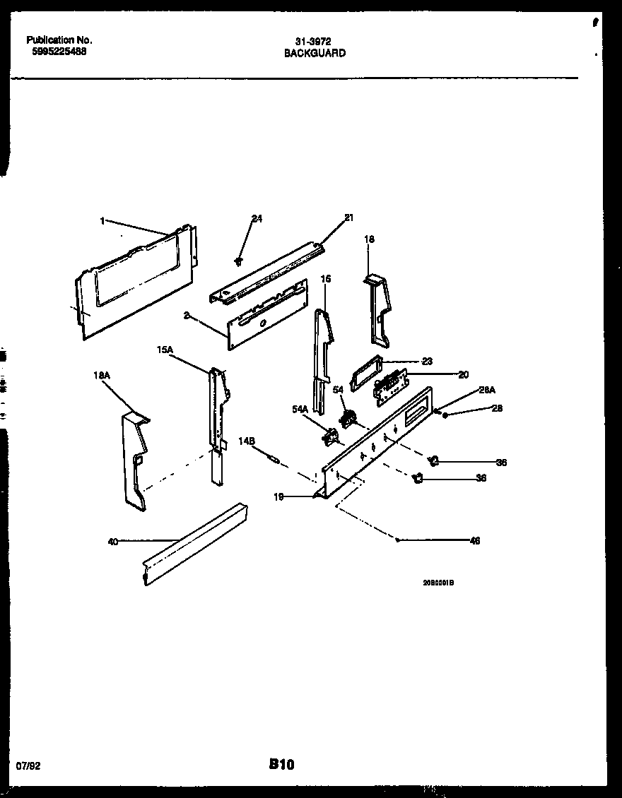 Tappan 31-3962-00-01 door parts diagram