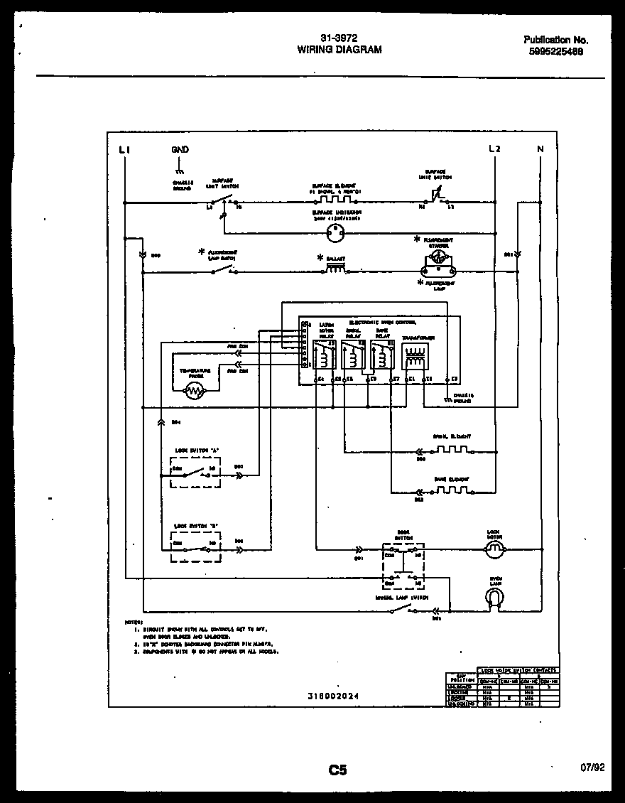 Tappan 31-2852-23-01 cooktop and drawer parts diagram