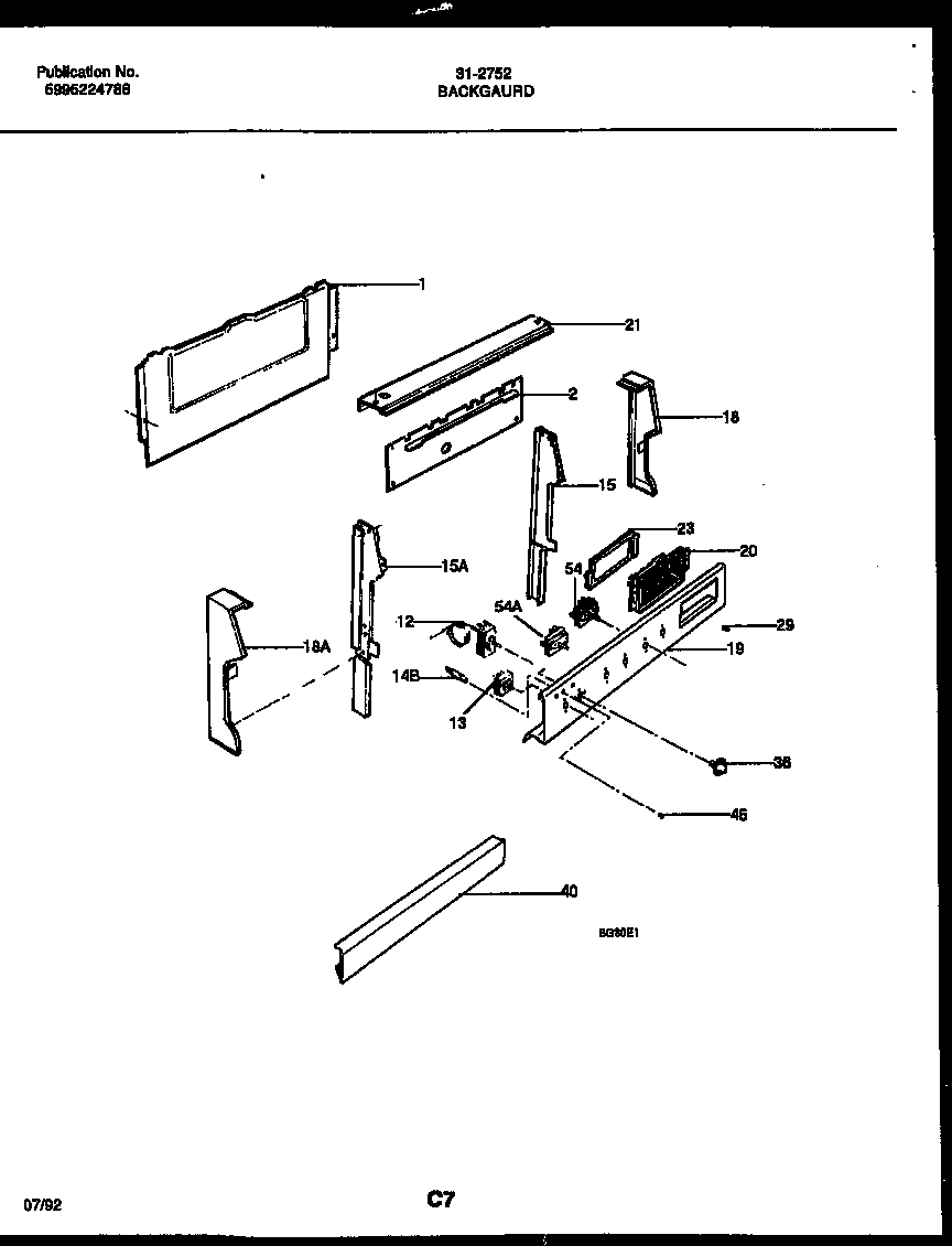 Tappan 31-2852-23-01 door parts diagram