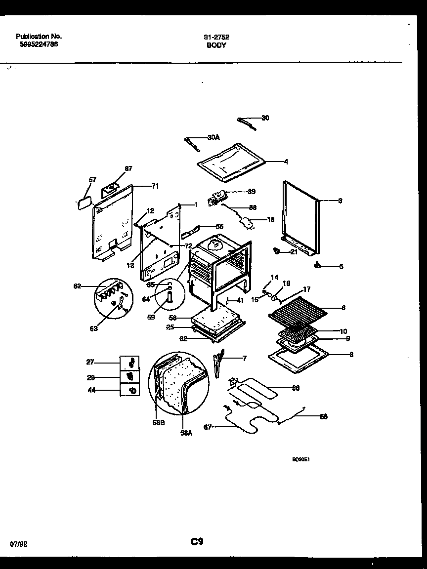 Tappan 31-3972-00-01 cover page diagram