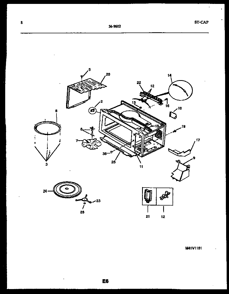 Tappan 56-8482-10-01 door parts diagram