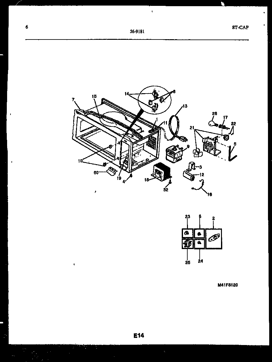 Tappan 56-9602-10-01 control panel diagram