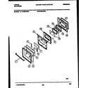 Tappan 76-4960-23-03 lower oven door parts diagram