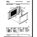 Tappan 76-4960-00-03 upper oven door parts diagram