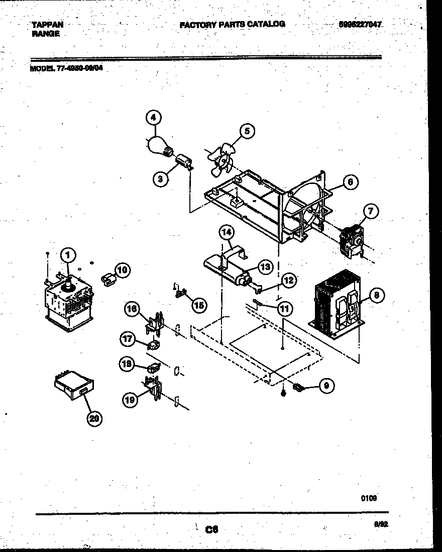 Tappan 30-4082-00-02 cover page diagram