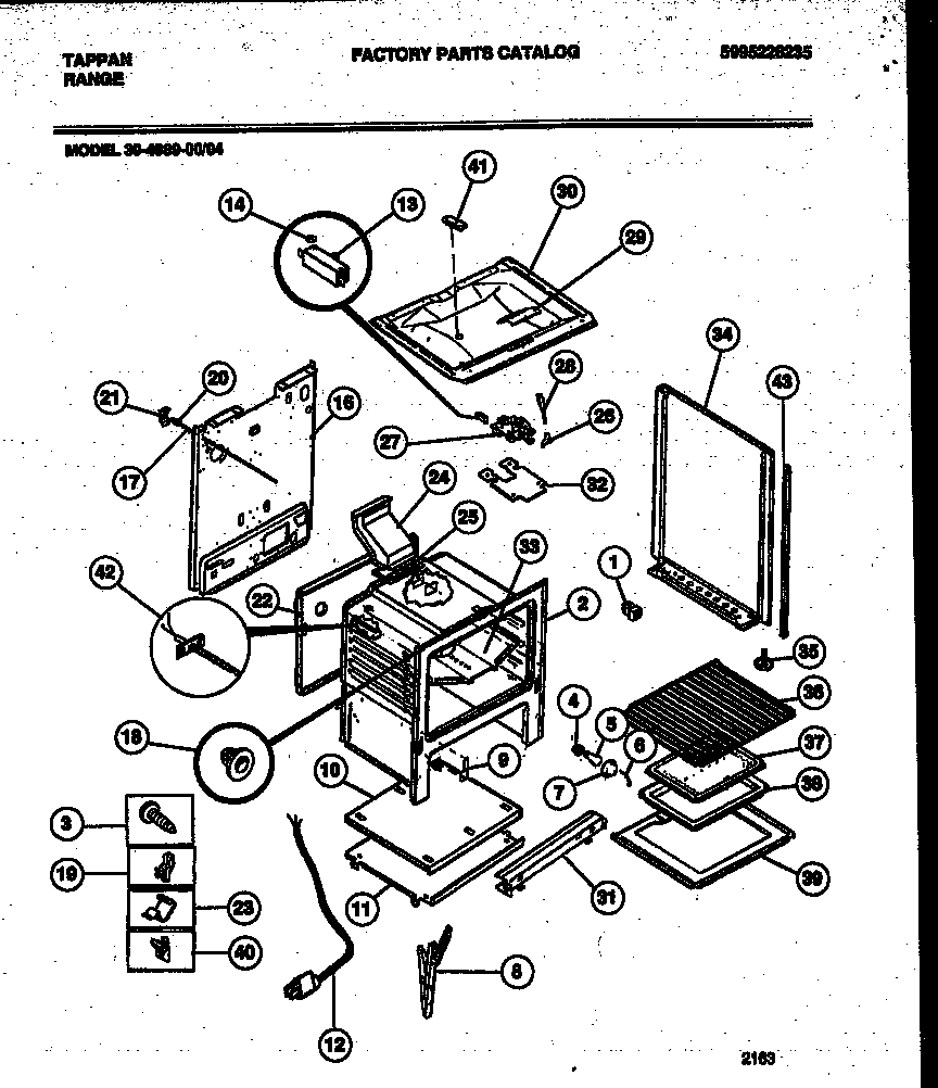 Tappan 56-4851-10-03 control panel diagram