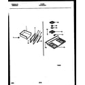 Tappan 30-3982-00-02 cooktop and drawer parts diagram