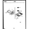 Tappan 30-4972-23-01 cooktop and drawer parts diagram