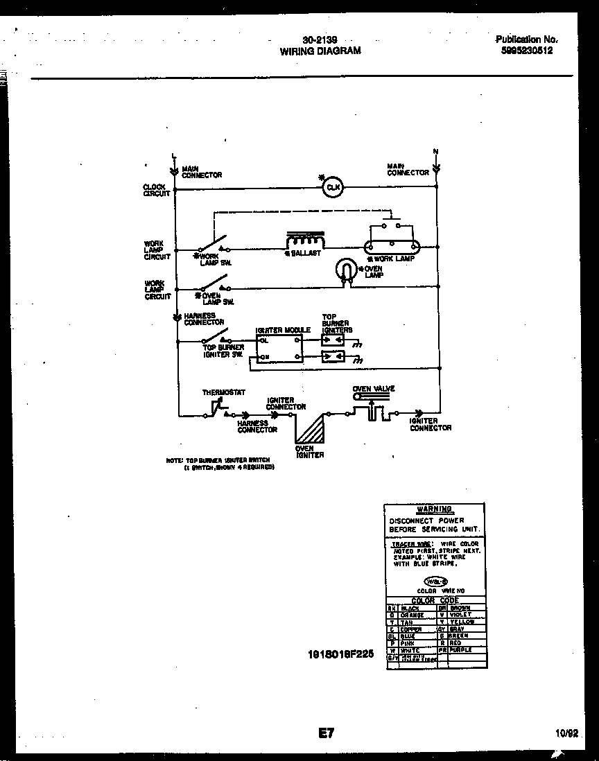 Tappan 30-2272-00-01 wiring diagram diagram