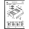 Tappan 72-3651-23-02 cooktop parts diagram