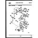 Tappan 72-3981-00-02 burner, manifold and gas control diagram