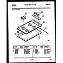 Tappan 14-3028-00-03 cooktop parts diagram