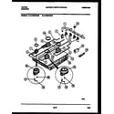 Tappan 14-3089-00-04 burner, manifold and gas control diagram