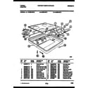 Tappan 14-2639-23-10 cooktop parts diagram