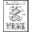 Tappan 14-3632-23-06 cooktop parts diagram